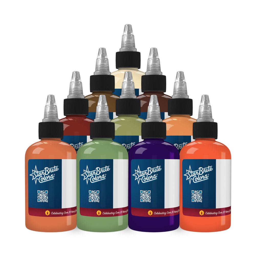 StarBrite Tattoo Ink Payne Portrait Set - Professional Skin Tone Tattoo Ink Set for Portrait and Realism Tattoos