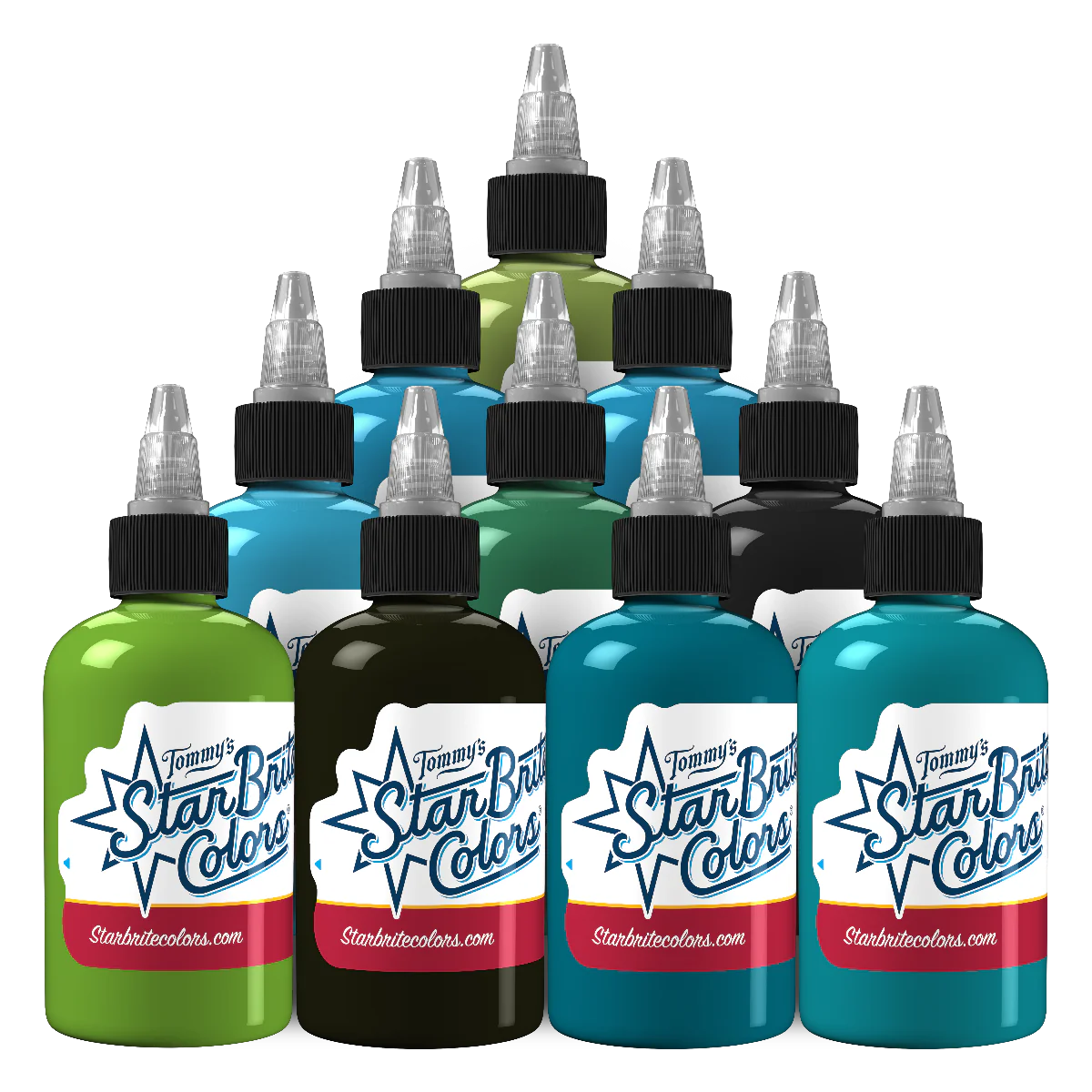 StarBrite Tattoo Ink Blue Lagoon Set