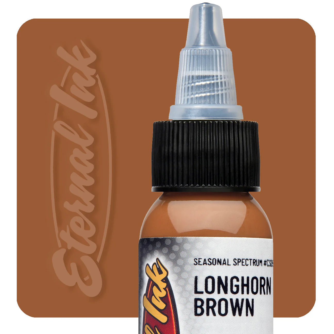 Eternal Tattoo Ink Longhorn Brown