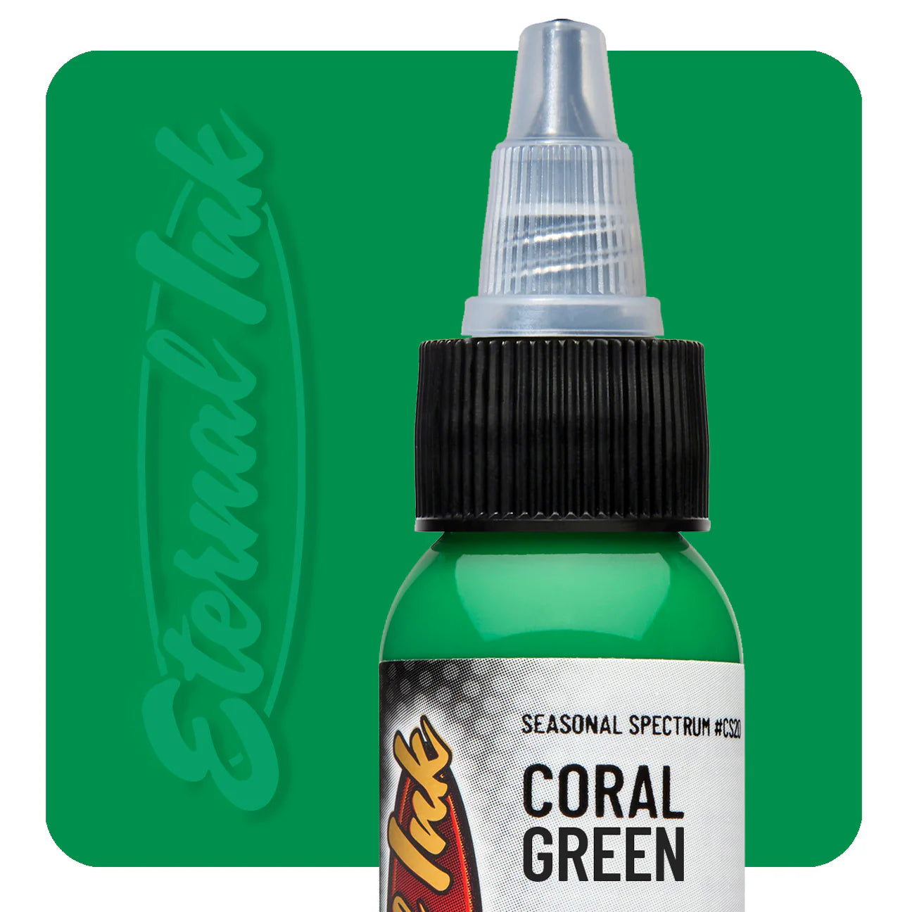 Eternal Tattoo Ink Coral Green