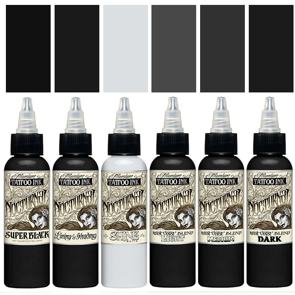 Nocturnal Tattoo Ink Complete Set