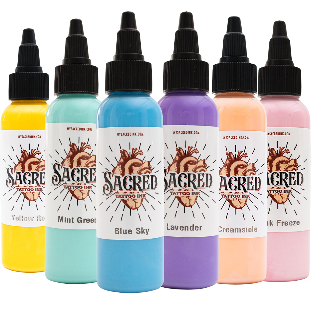 Sacred Tattoo Ink Pastel Set