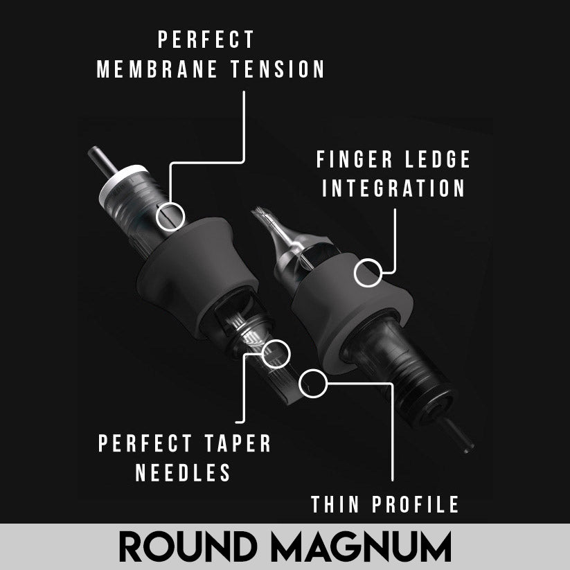 Round Magnum Tattoo Needle Cartridges