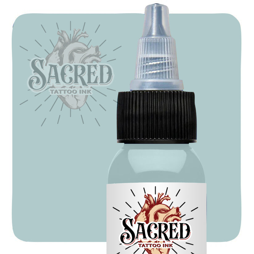 Sacred Tattoo Ink Blue Steel Opaque Extra Light