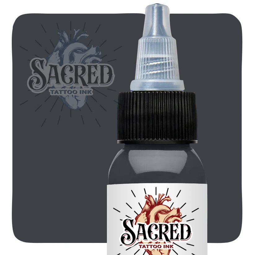 Sacred Tattoo Ink Fine Line Gray Wash