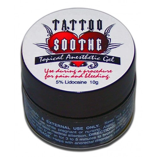 Tattoo Soothe Gel 10g - Professional Topical Numbing Gel for Comfortable Tattoo Sessions
