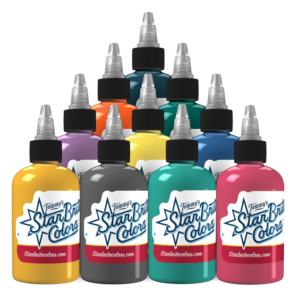 StarBrite Tattoo Ink Floral Series Set