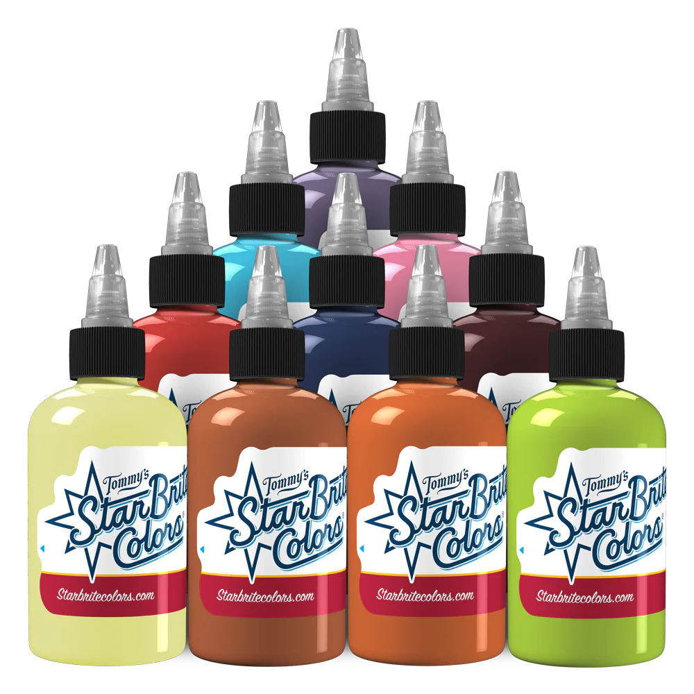 StarBrite Tattoo Ink Kirt Silver Series Set
