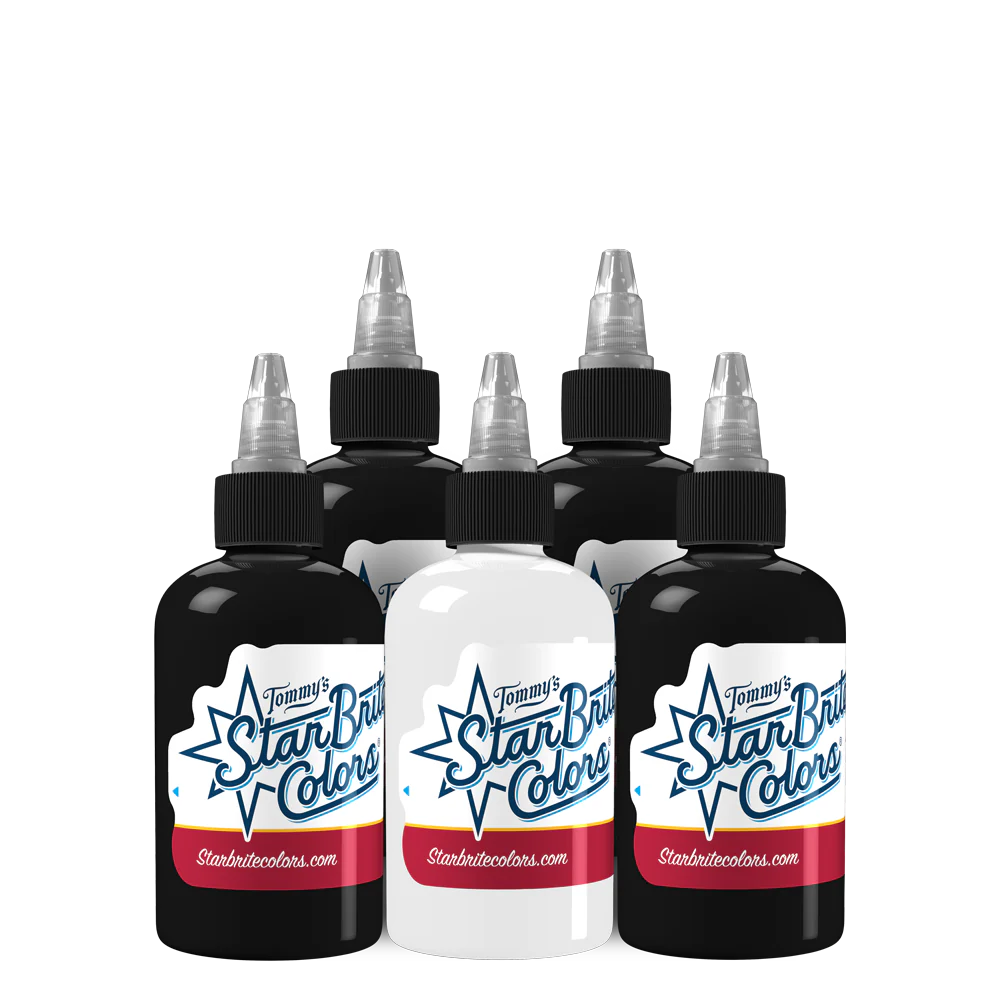 StarBrite Tattoo Ink Lunar Gray Wash Set