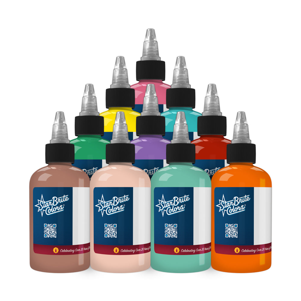 StarBrite Tattoo Ink Anime Set - Professional Tattoo Ink Set — Curated Studio Collection for Artists
