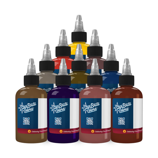 StarBrite Tattoo Ink Draz Palaming Set - Professional Tattoo Ink Set — Curated Studio Collection for Artists