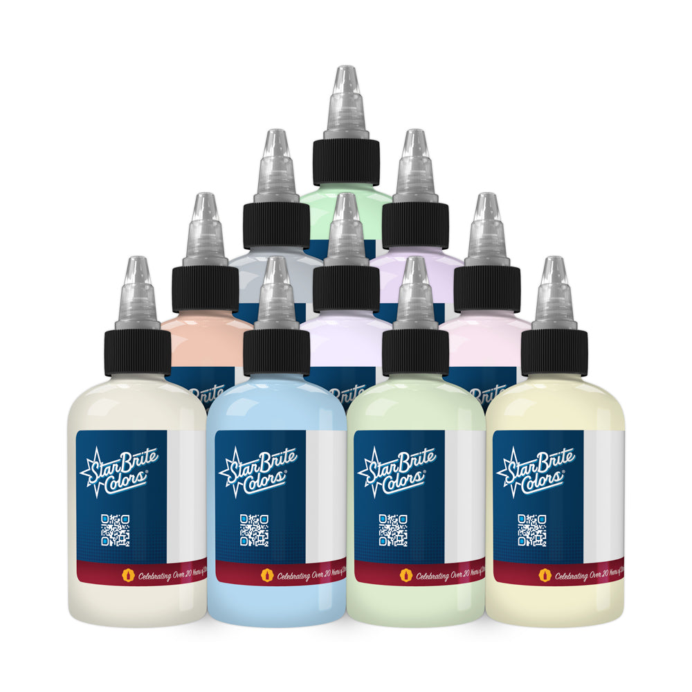 StarBrite Tattoo Ink Soft Pastel Set