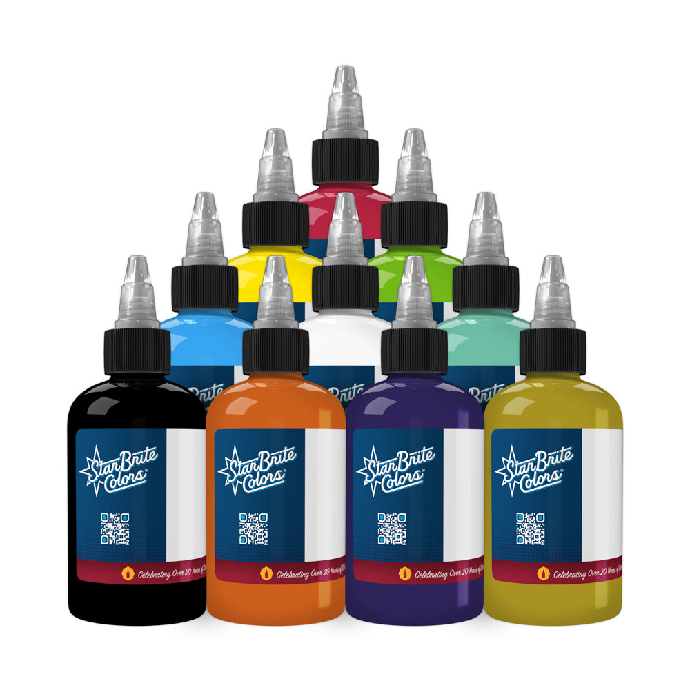 StarBrite Tattoo Ink Solar Set - Professional Tattoo Ink Set — Curated Studio Collection for Artists