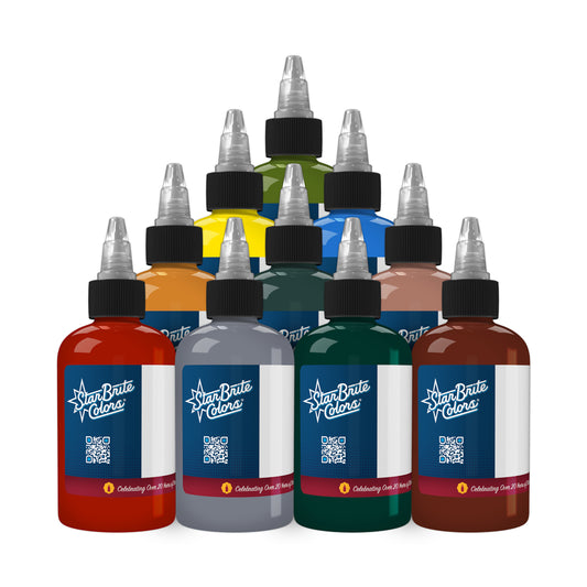 StarBrite Tattoo Ink Traditional Set