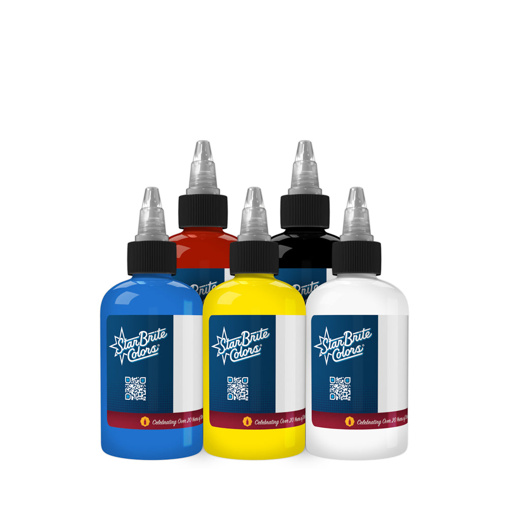 StarBrite Tattoo Ink Primary Color Set