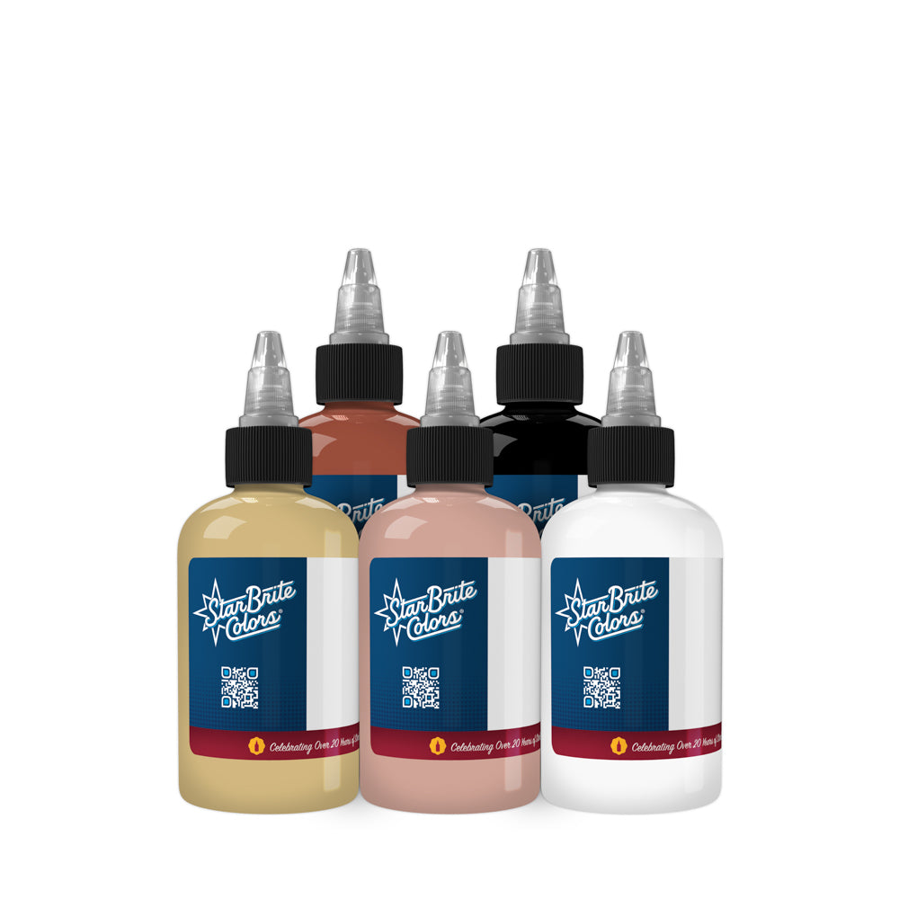 StarBrite Tattoo Ink Skintone Set