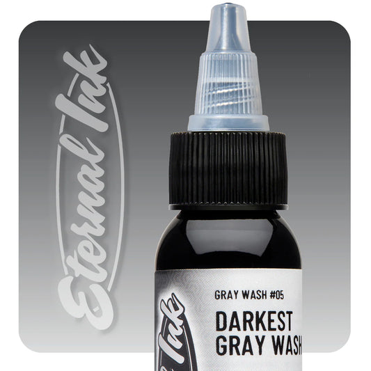 Eternal Tattoo Ink Darkest Gray Wash