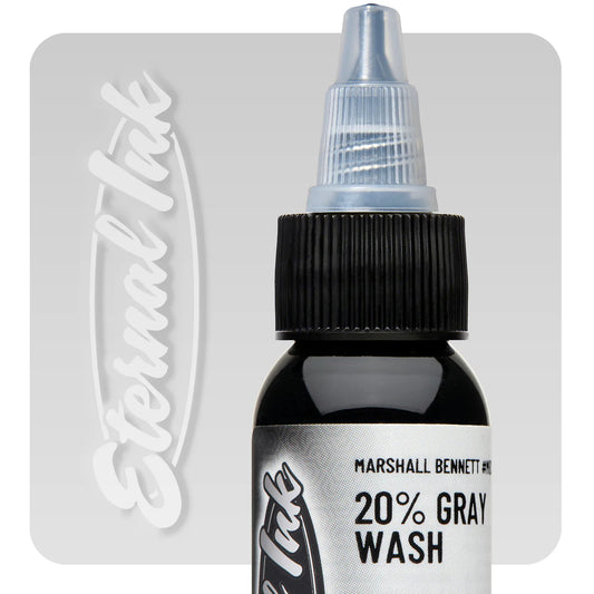 Eternal Tattoo Ink Marshall Bennett 20% Gray Wash