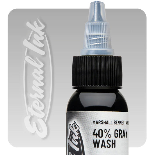 Eternal Tattoo Ink Marshall Bennett 40% Gray Wash