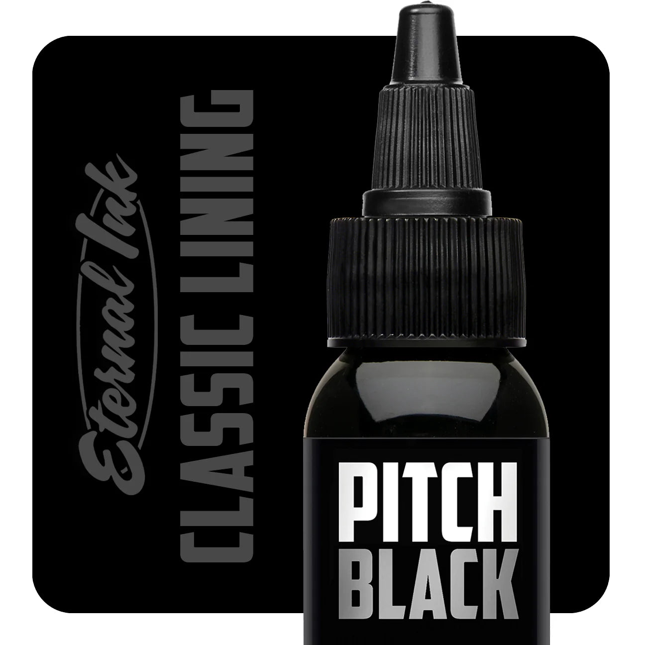 Eternal Tattoo Ink Pitch Black Classic Lining