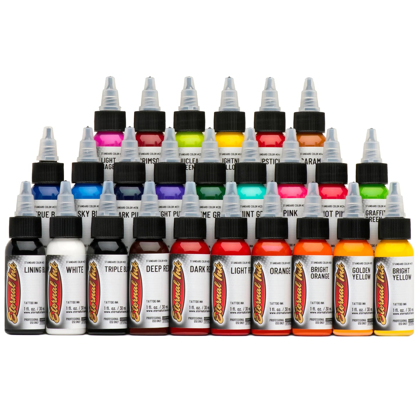 Eternal Tattoo Ink 25 Color Set