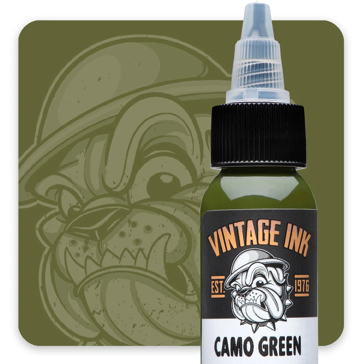 Eternal Tattoo Ink Camo Green