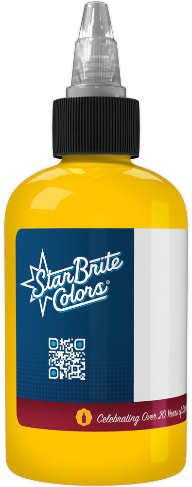 StarBrite Tattoo Ink Amber - Professional Orange Tattoo Ink for Traditional and Vibrant Color Work