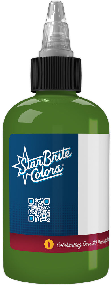 StarBrite Tattoo Ink Leaf Green - Professional Green Tattoo Ink for Traditional, Realism, and Nature Tattoos