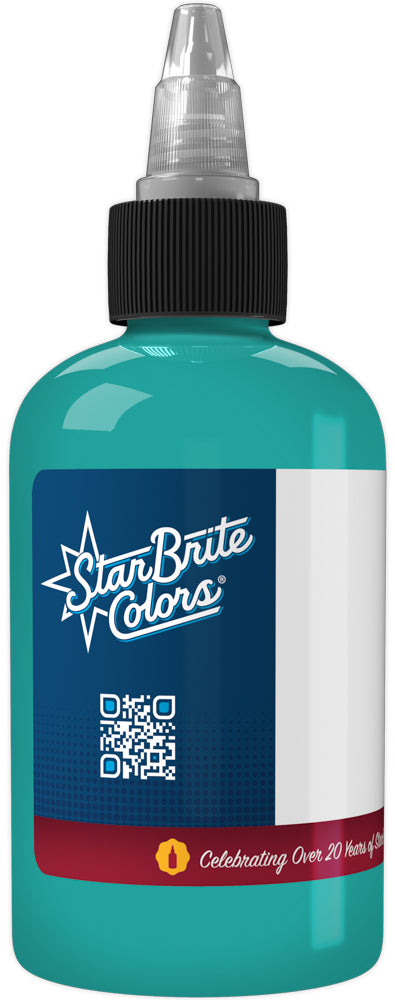 StarBrite Tattoo Ink Lite Turquoise - Professional Blue Tattoo Ink for Bold Color Work and Fine Art Tattoos