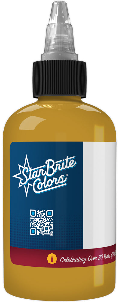 StarBrite Tattoo Ink Yellow Ochre - Professional Yellow & Gold Tattoo Ink for Bold Bright Color Tattoos